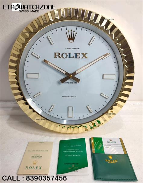 rolex wall clock for sale.